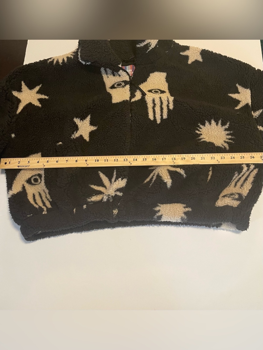 Urban Outfitters Jacket Sherpa Plush Fleece Olivia Large Oversized Fit - Picture 7 of 17